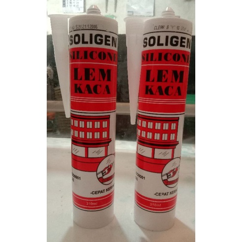 lem kaca silicone SOLIGEN