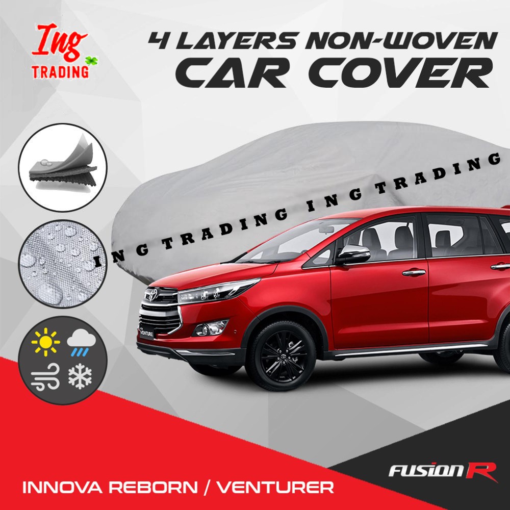 Cover Sarung Mobil INNOVA REBORN INNOVA VENTURER Fusion R 4 Layer