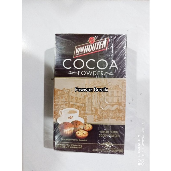 Vanhouten Cocoa Powder 45 40gr / Kakao Bubuk Van Houten Coklat Bubuk Serbaguna 45 40 gr