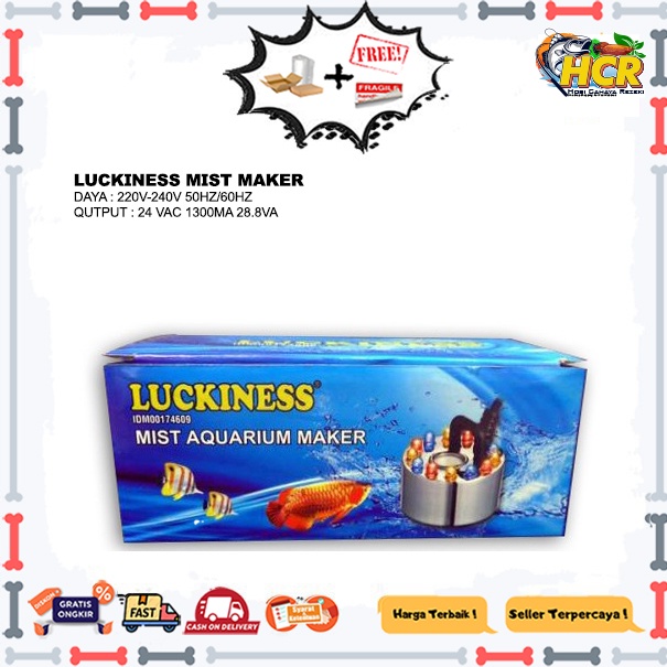 Luckiness Mist Maker IDM00174609 Mesin Asap Kabut Aquascape Aquarium