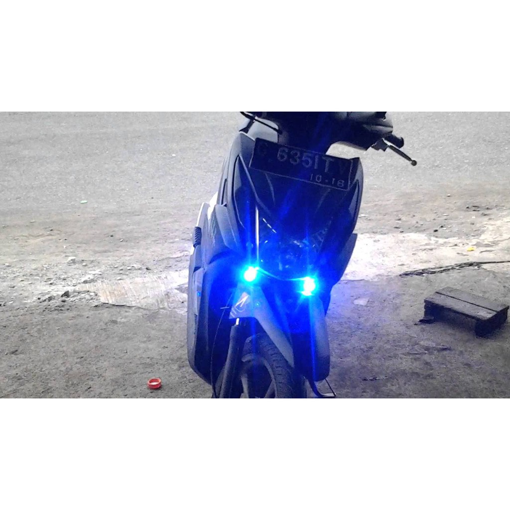 Lampu Mata Elang Sepasang Eagle Eye LED Motor Mio Beat Vario Nmax PCX Aerox CBR R15 Scoopy Supra