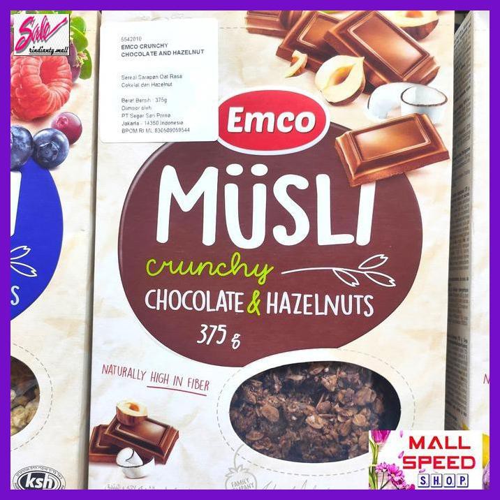 

RETLEMCOKLAT- EMCO CHOCOLATE MUSLI 375GR -ASLII.