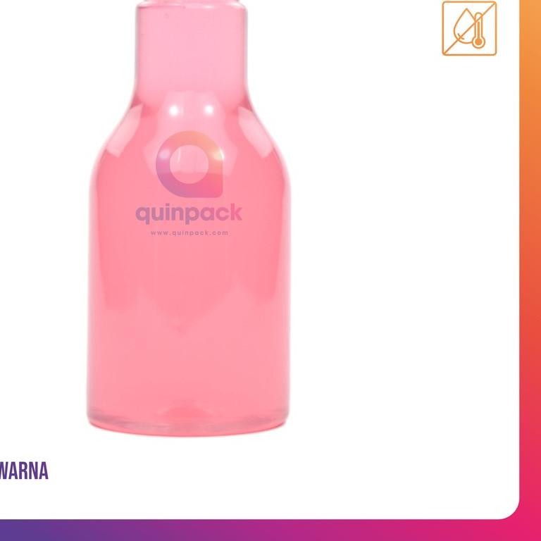 ♚ Botol Plastik Pir 250 ML - Botol Almond Pir 250ML - Murah Kopi Jus Madu - Kale Cantik Unik 250ML ♩