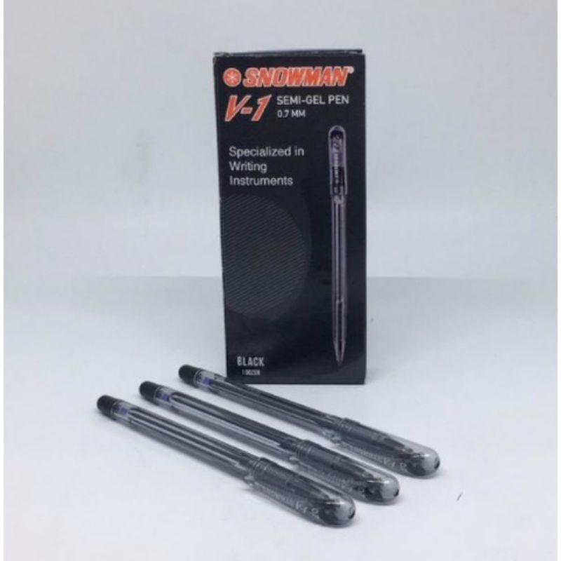 

pulpen bolpen bolpoin snowman v-1 semi gel pen