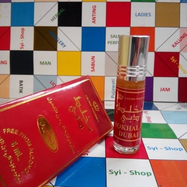 Parfum Mokhalat Dubai By Ahsan Roll On Non Alkohol 6ml