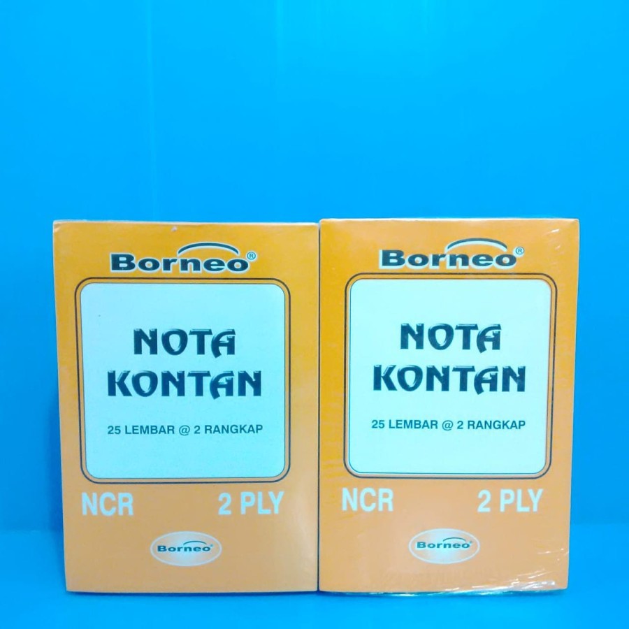 

Nota Kontan NCR K2 Borneo PAS NTOB0005 / PCS Isi 25 Lembar - Borneo/nota/nota kecil