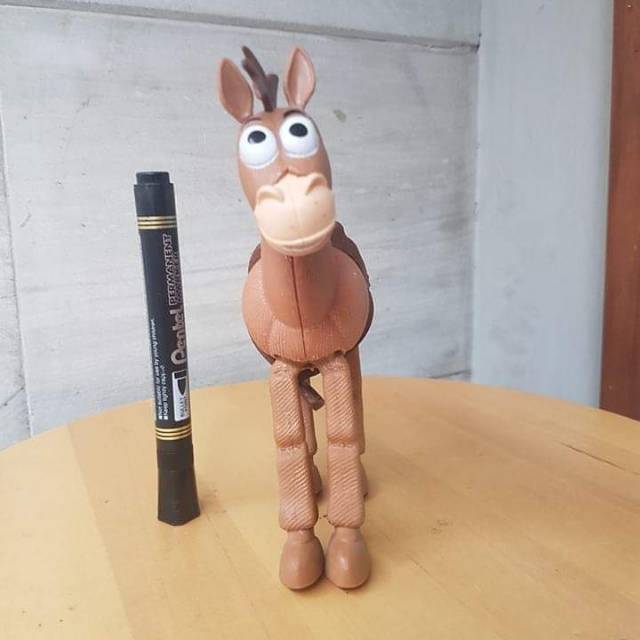 mainan action figure bullseye toy story movie series tinggi sekitar 7