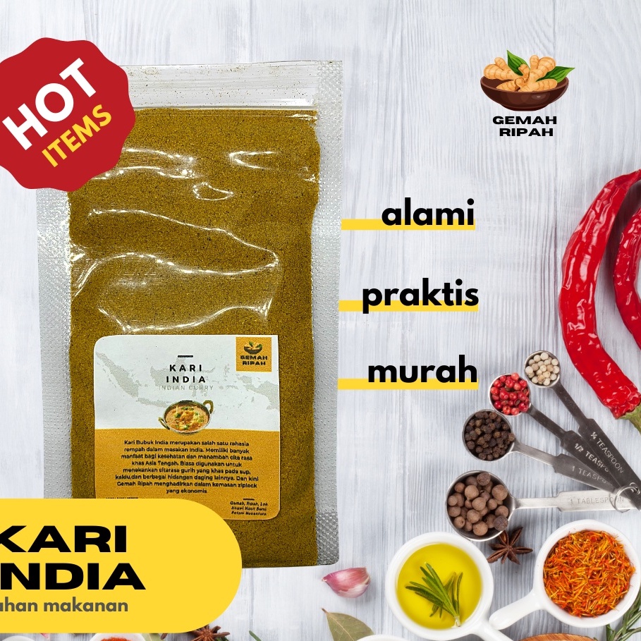 

Bumbu Kari India / Bubuk Kari India / Indian Curry Powder Premium Quality