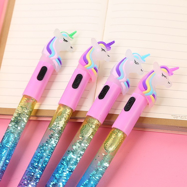 

Kembar Toys - Pulpen LED RGB Pena UNICORN Gel Minyak Warna Warni Nusantara