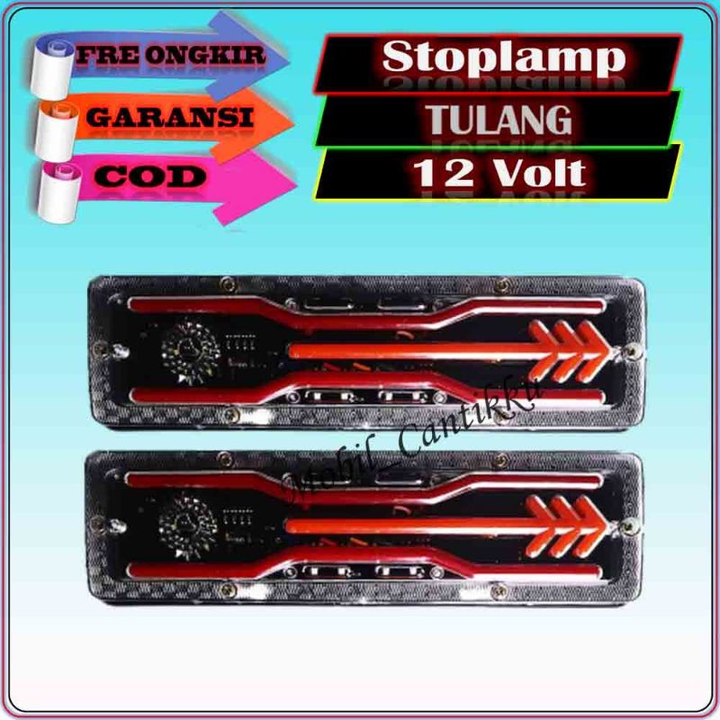 Lampu Belakang Stop Lamp Variasi Running Led Mobil PickUp  L300 New Carry Panter Katana 12V Volt