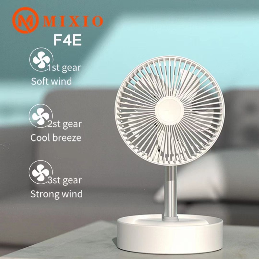 MIXIO F4E Kipas angin Fan portable stand Cooling Fan lipat meja