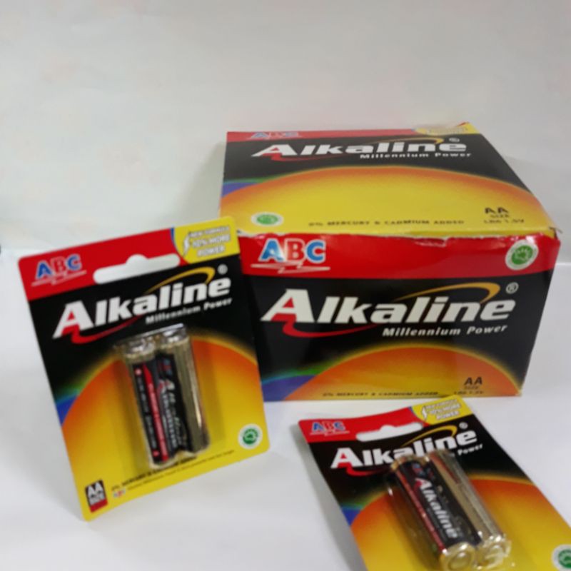 Baterai ABC Alkaline AA isi 2 pcs / Batere ABC Alkaline AA