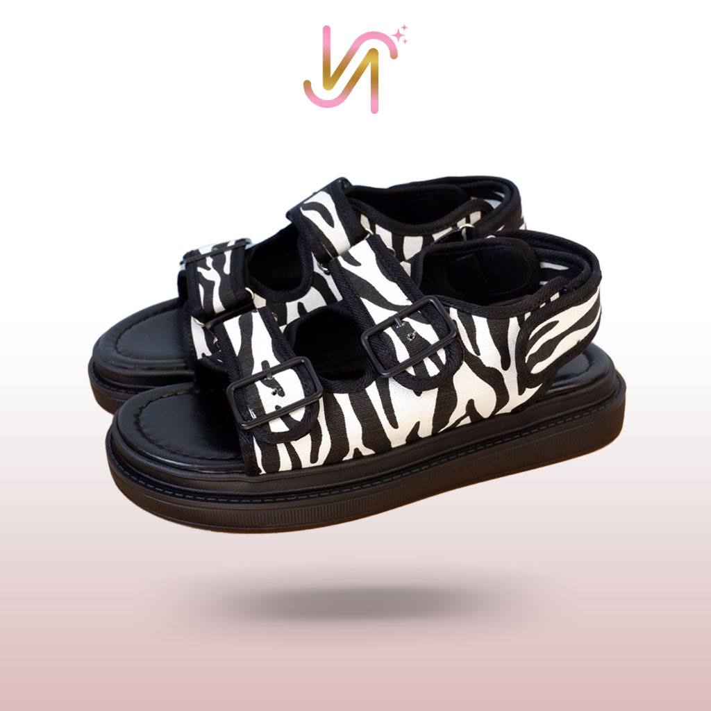 NADILASTUFF [ASLI] ZEBRA PLATFORM 'BISA COD' Sandal Wanita PREMIUM IMPORT REALPICT KUALITAS TERBAIK &amp; BEST SELLER