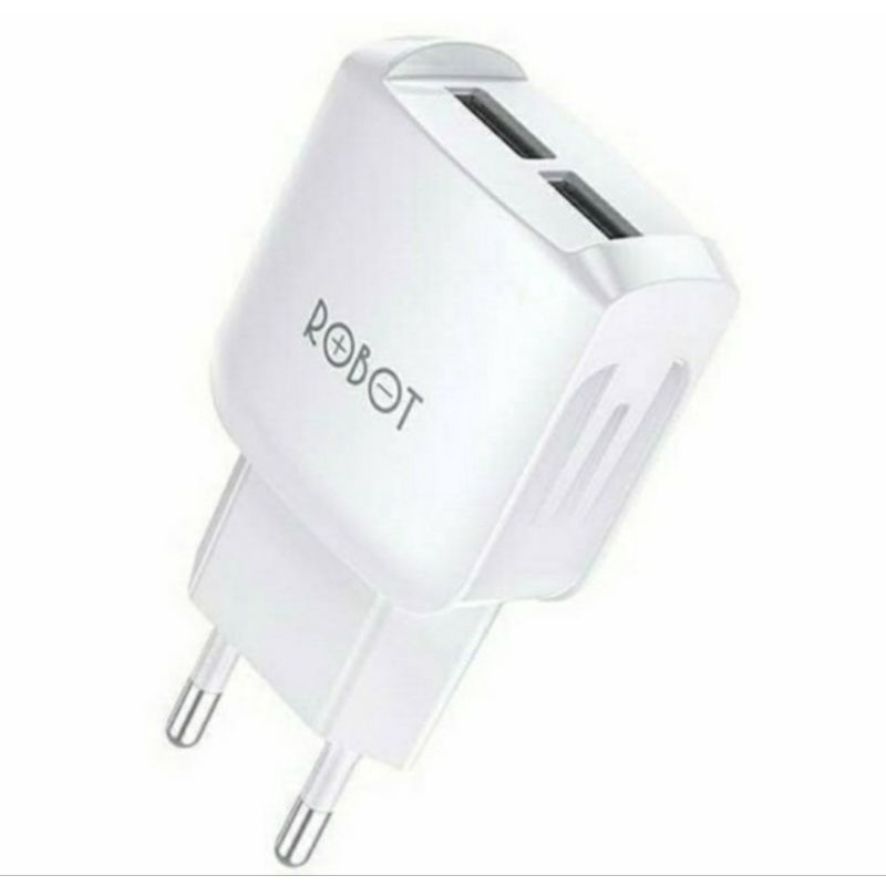 ADAPTER CHARGER ROBOT RK-K6 RTK6 BATOK 2.4A FAST CHARGING 2 USB PORT