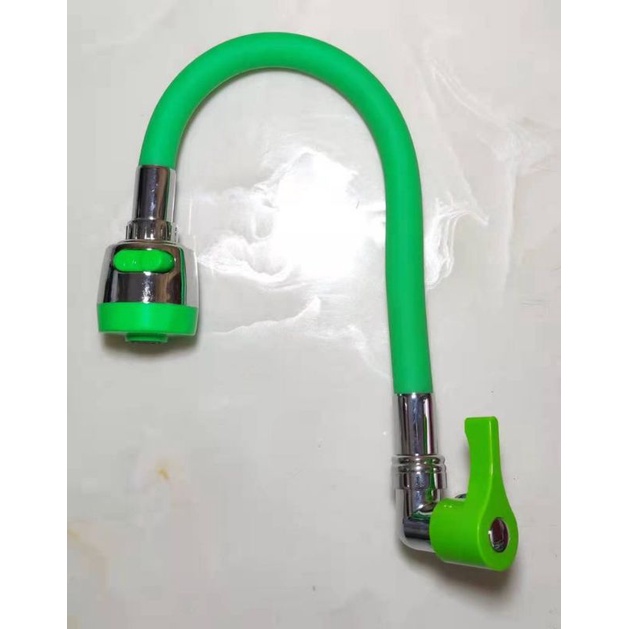 Kran Cuci Piring Flexible 1/2 inch / Kran Air Angsa Flexible Engkol / Keran Air Cuci Piring Warna / Kran Tembok / Kran wastafel warna