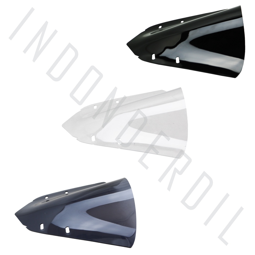 Visor-Windshield-Winsil-Winshild-Wind Shield-Sil-Shild Aerox 155 Riben-Hitam-Bening