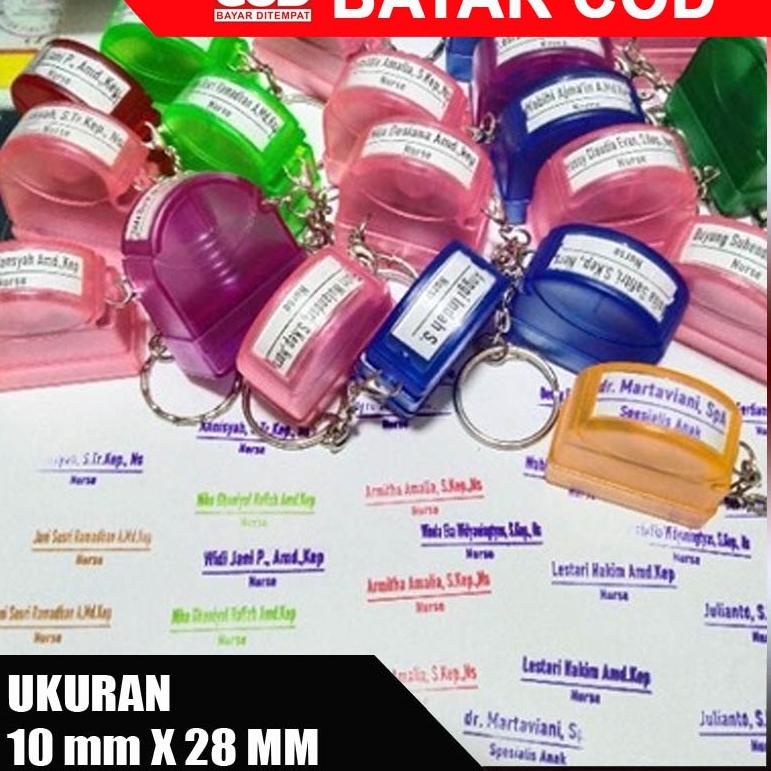 

✰Bestseller✥ STEMPEL NAMA | DOKTER | BIDAN | PERAWAT | NIP | NAMA NOMOR HP | JABATAN 61 ➫