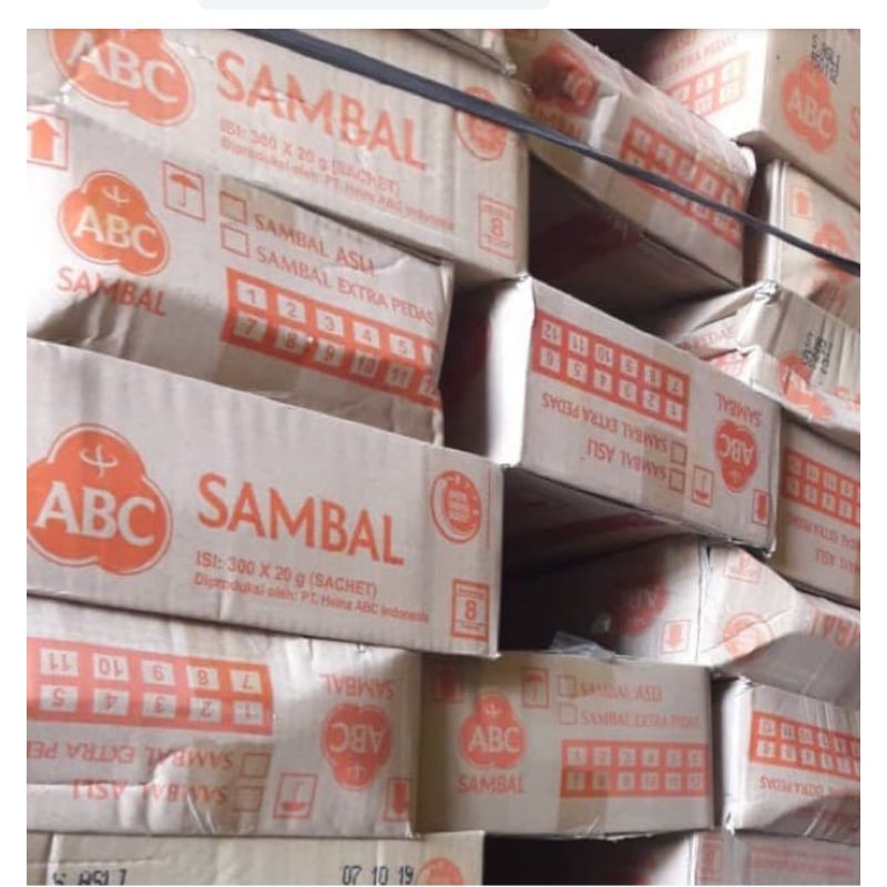 SAMBAL ±15 GRAM*30PACK.SATU DUS SAMEDAY/INSTANT