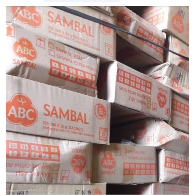 SAMBAL ±15 GRAM*30PACK.SATU DUS SAMEDAY/INSTANT