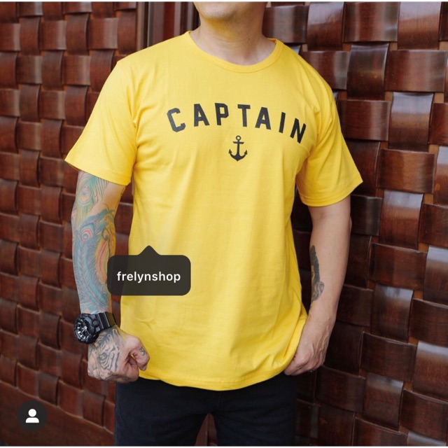 Download CAPTAIN KUNING MUSTARD COWO BIG SIZE JUMBO XL | BIGSIZE ...