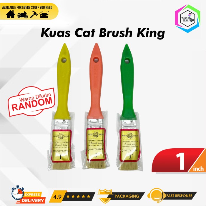 Kuas Cat Brush King 1 inc koas Paint Brush