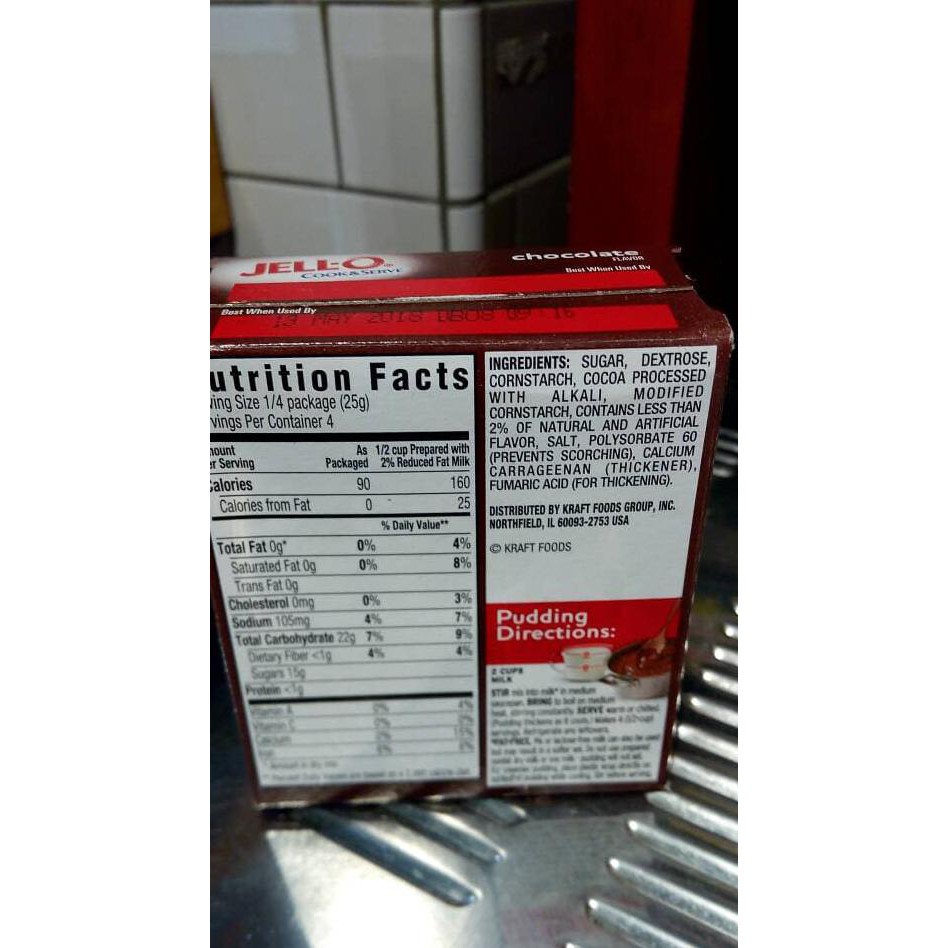 

31.87-Kue- Jell-O Pudding Chocolate 96Gr -Terlengkap-Termurah-Dijamin.