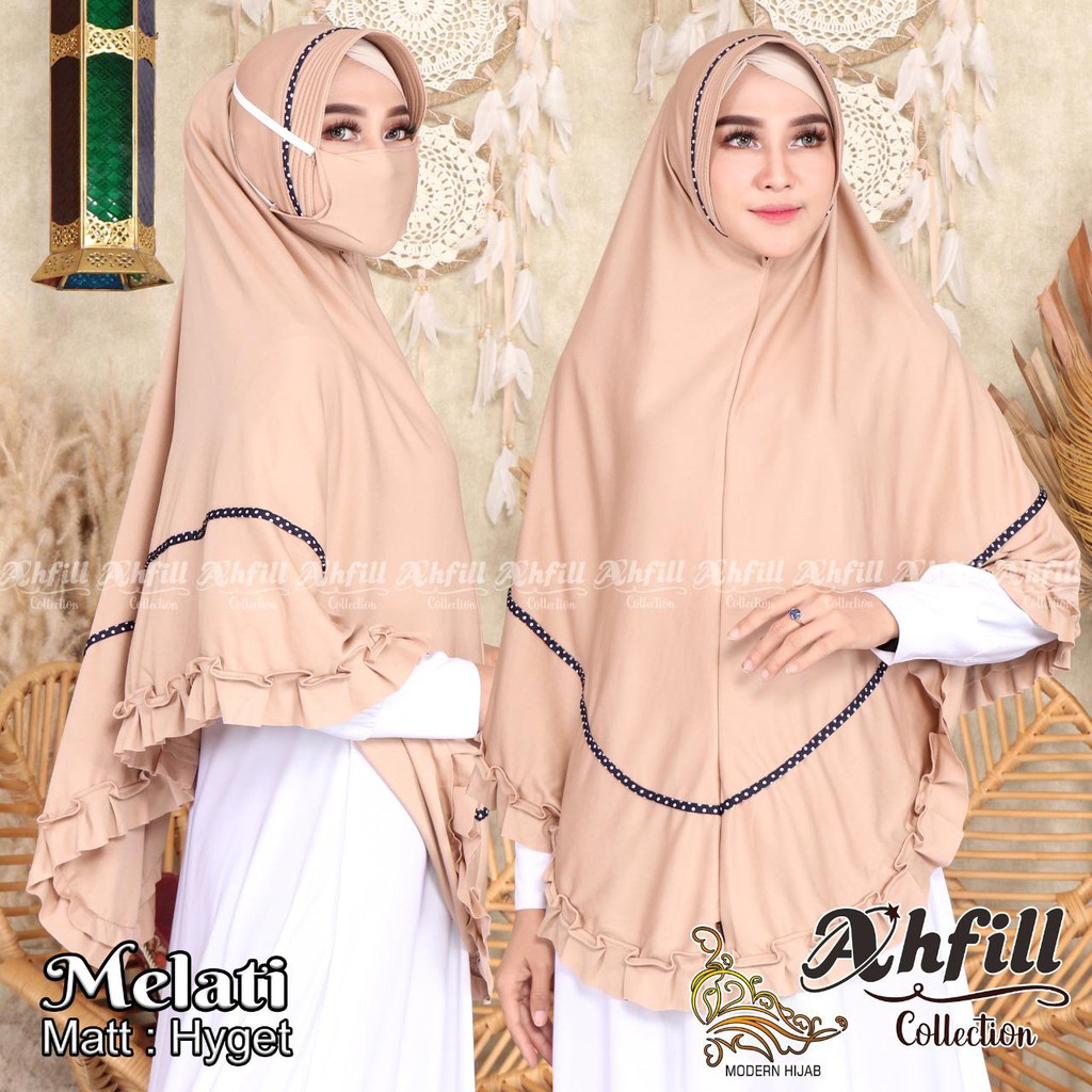 HIJAB INSTANT JUMBO MELATI ORI AHFILL