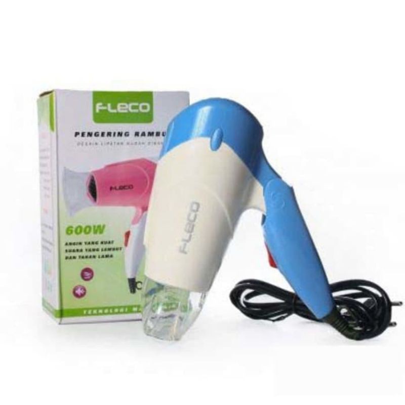 Fleco Hair Dryer FLECO 283 600 watt - Hair Dryer Mini - Pengering Rambut Murah