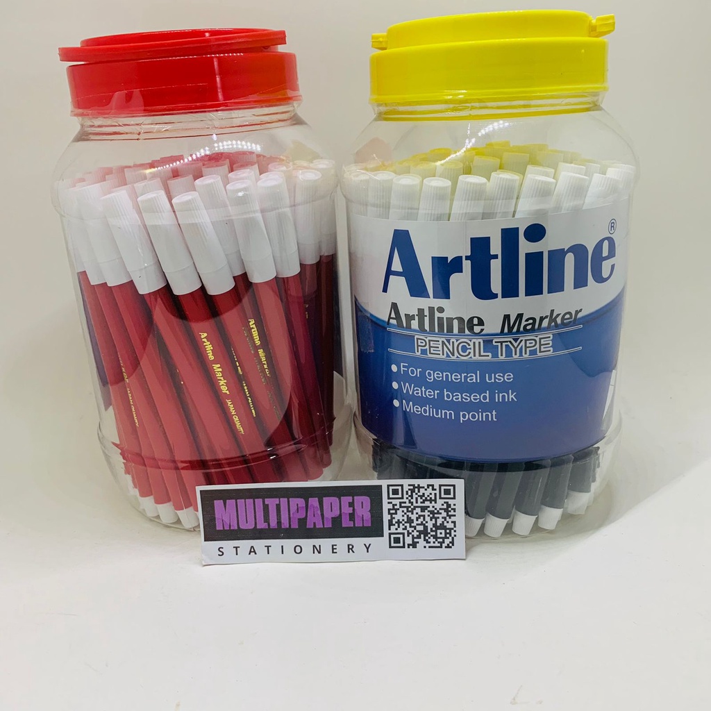 

Spidol Kecil Warna Merk Artline Isi 72 pcs
