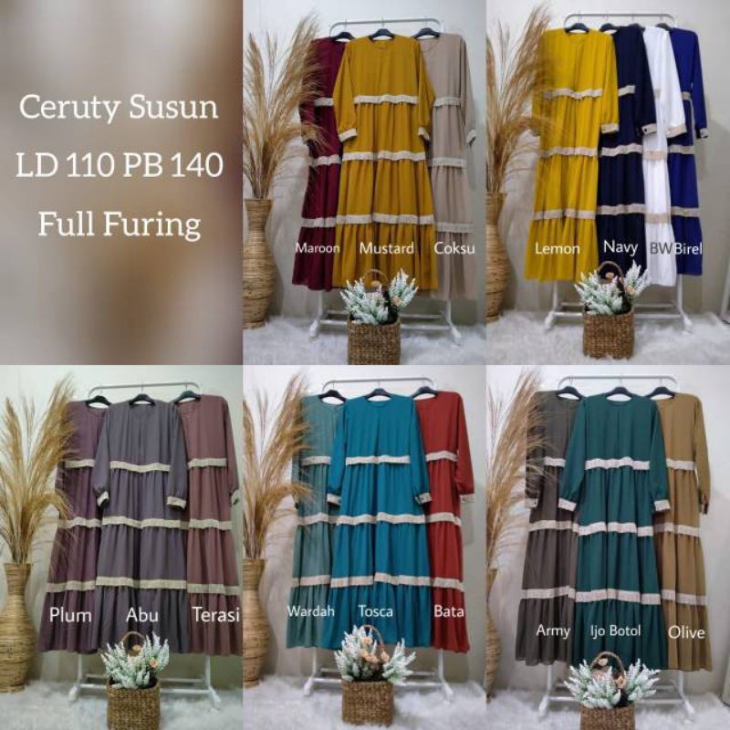 Gamis Ceruti renda