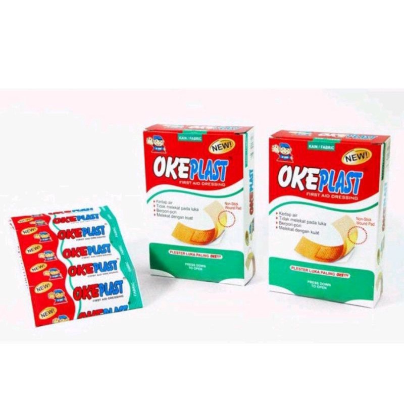 okeplast plaster luka isi 100 pcs