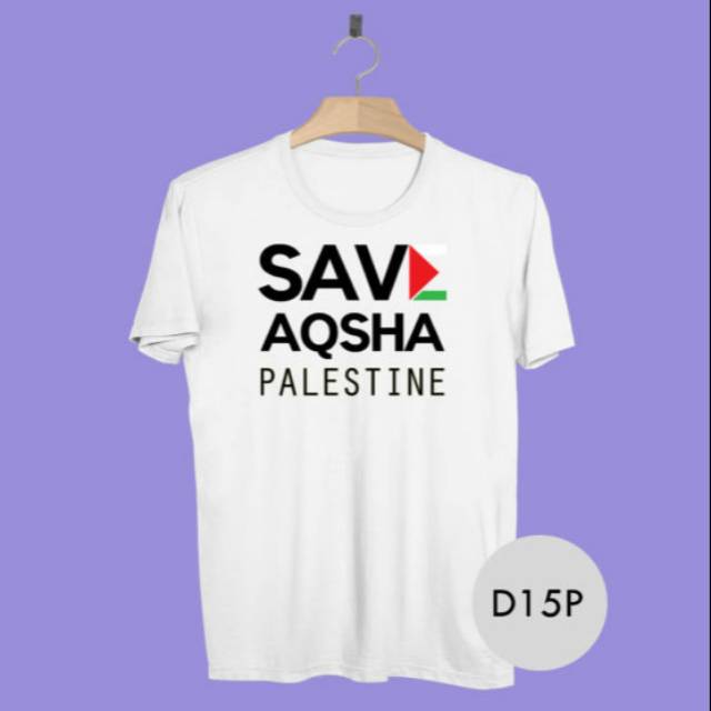 Kaos Dakwah – Save Al Aqsha Palestine - Brand Dzkr