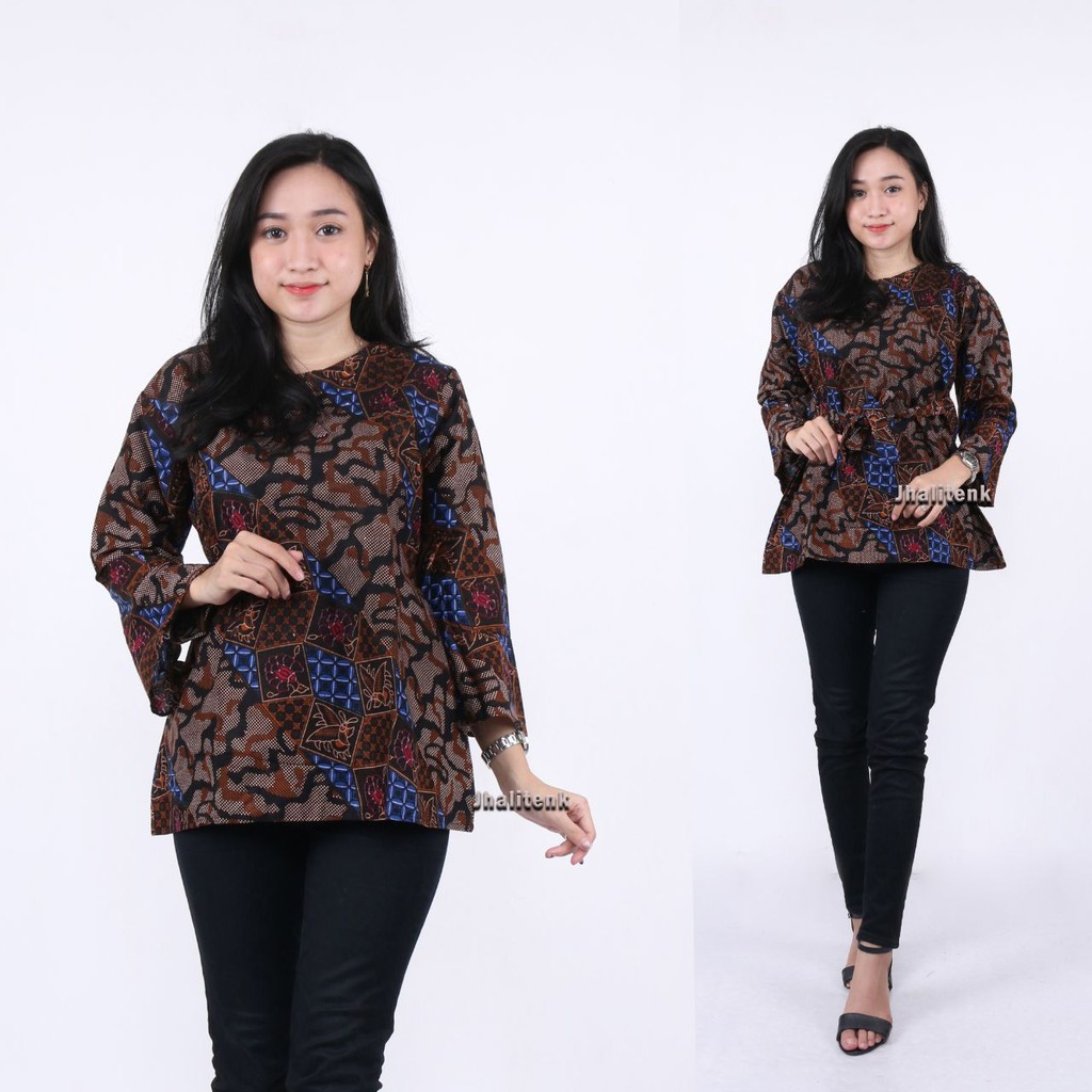 BLOUSE BATIKMOTIF SETRIMINE