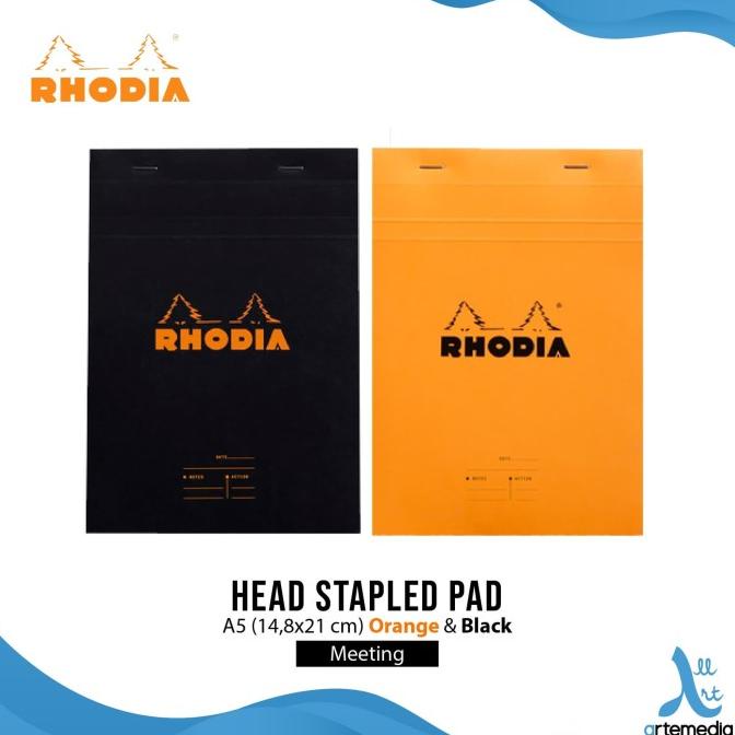 

[[COD]] Buku Catatan Rhodia A5 Head Stapled Meeting Pad N16 Notepad TERBAIK Kode 398