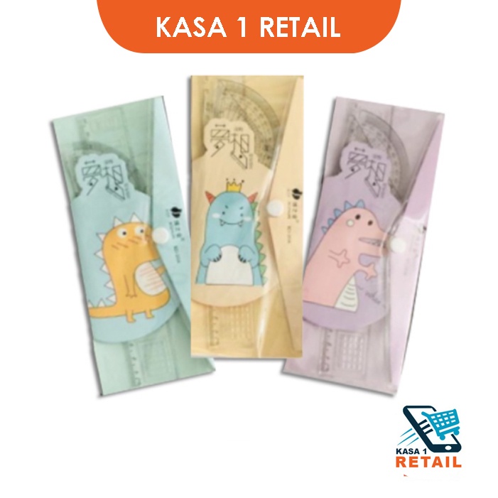 

Penggaris Set 4in1 Motif Dinosaurus / Little Dino
