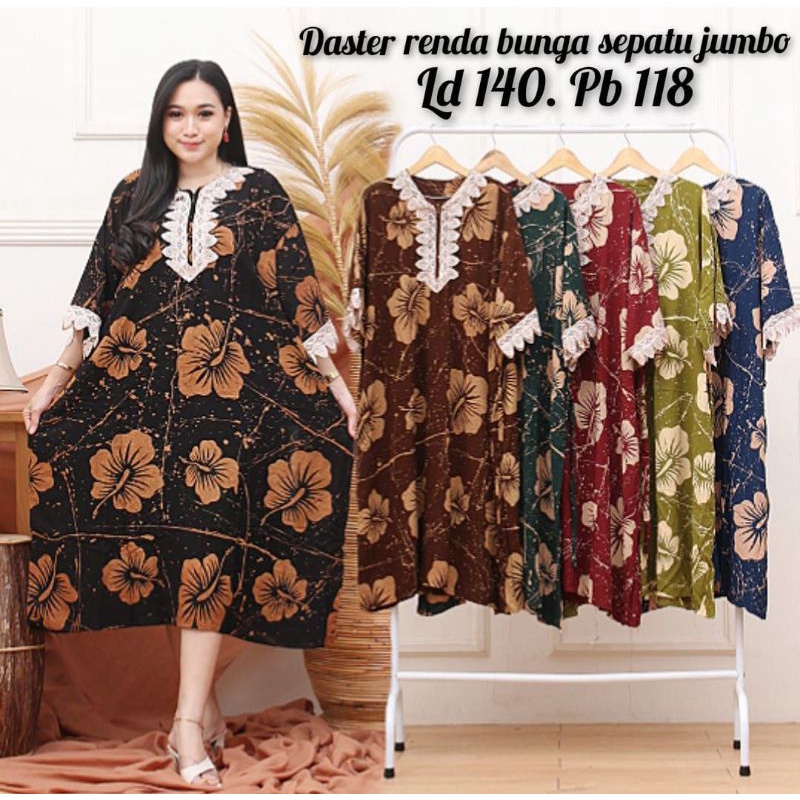 DASTER ARAB MOTIF BUNGA BESAR JUMBO LD 140 PB 118
