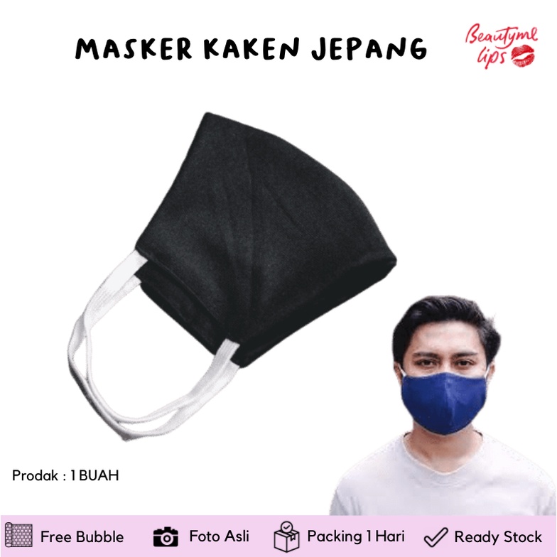 MASKER KAKEN JEPANG BAHAN ANTI KUMAN / MASKER KAIN / MASKER MULUT