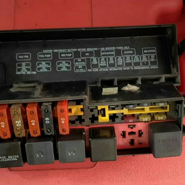 Box Sekring sikring Jeep Cherokee xj copotan