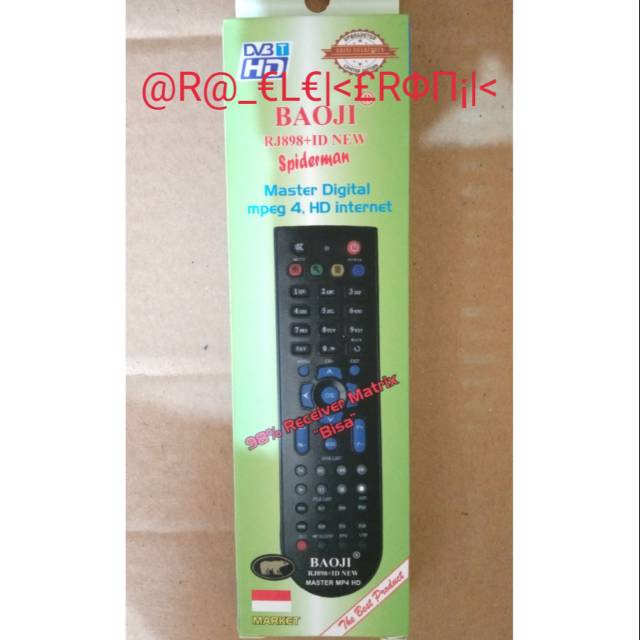 REMOTE MULTI HD REMOT MASTER DIGITAL MPEG4 HD RJ-898+ID NEW