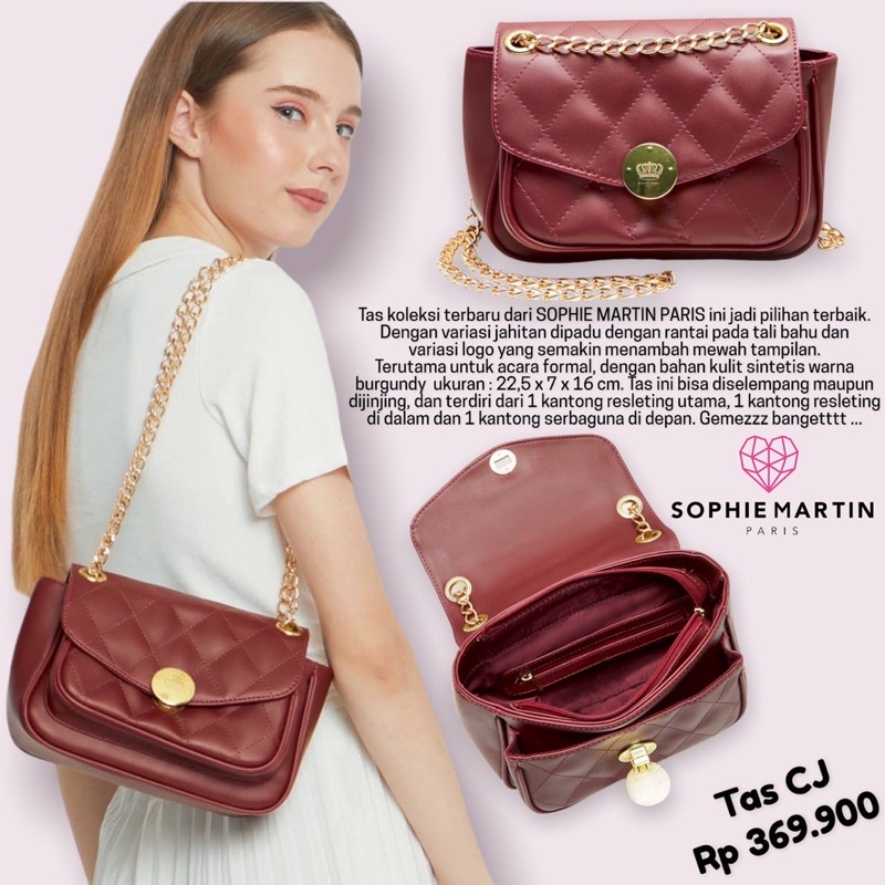 Tas Wanita Sophie Martin Paris Jeovanna