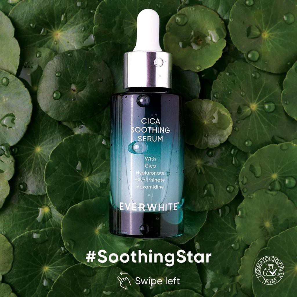 [NEW PACKAGING] EVERWHITE CICA SOOTHING SERUM (Centella Asiatica) - Acne Care / Acne Series