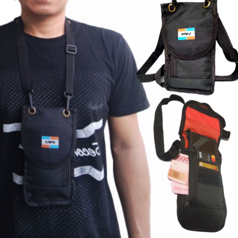 sarung hp tas hp gantungan leher single selempang