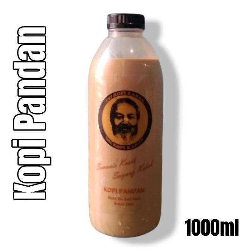 Jual Kopi Pandan 1000ml Kopi Botolan 1 Liter Shopee Indonesia 9843