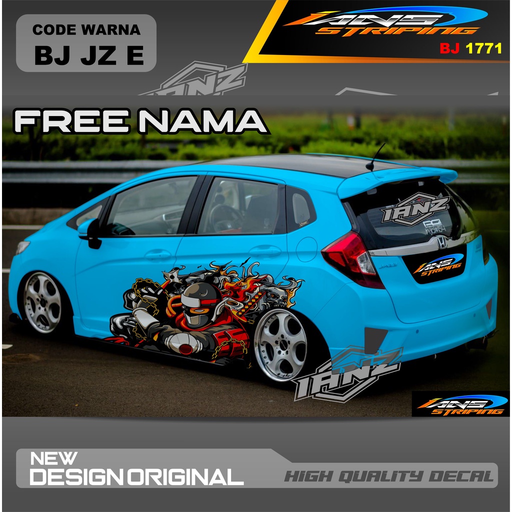 STIKER  AYLA AGYA AVANZA SWIFT YARIS / STIKER MOBIL DECAL MOBIL / STIKER VARIASI MOBIL AGYA AYLA JAZZ SITI CITY / DECAL STIKER MOBIL