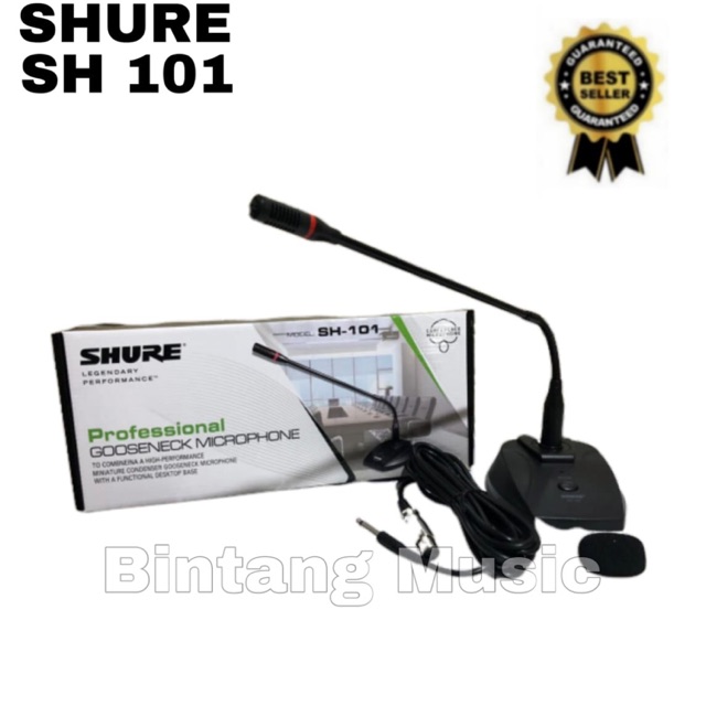 Mic podium shure SH 101 mic meja shure sh 101