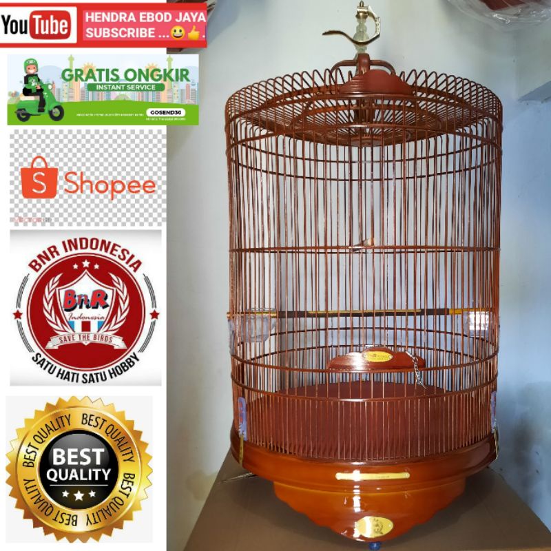 sangkar murai BNR PVC REBORN LOGO TERBARU