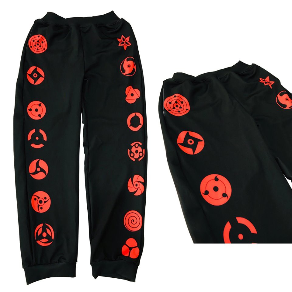 Celana Olahraga Anime Jogger pants Sharinggan Clan Naruto