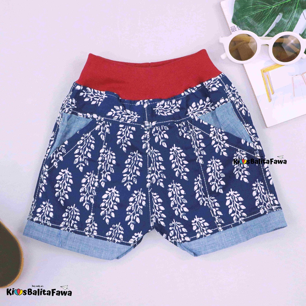 Celana Boxy uk 3-5 Tahun / Pants Anak Laki Cowok Pendek Polos Murah Boxer Harian Kantong Tebal Adem