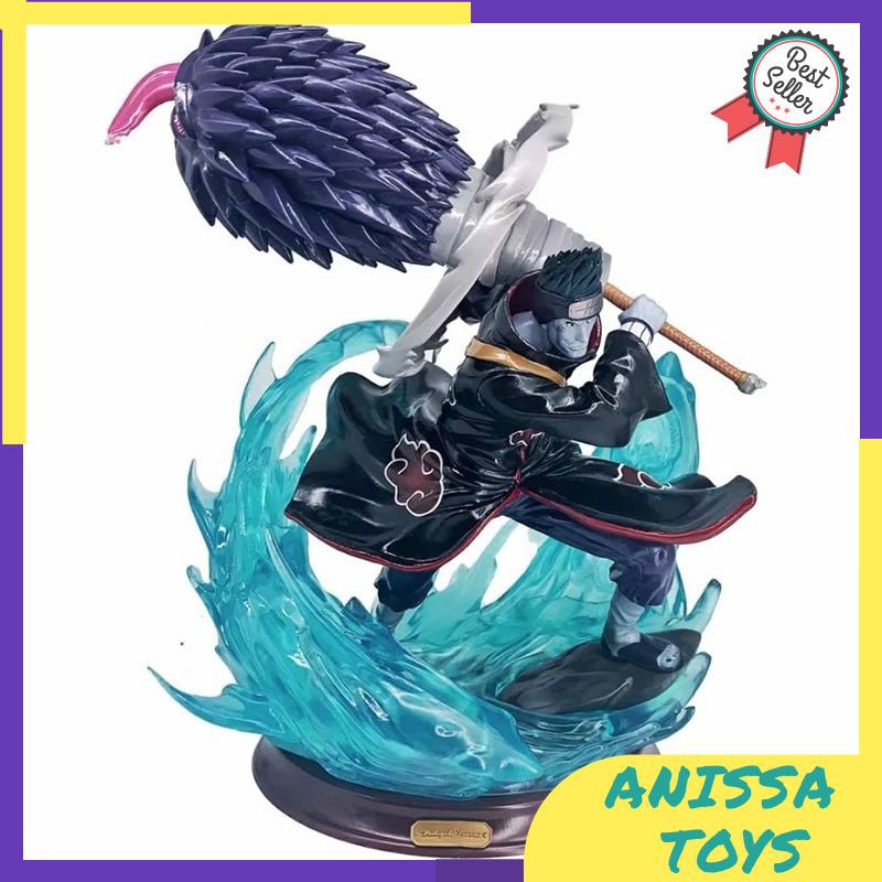 Action Figure Naruto Set Figur 33cm Anime Naruto Akatsuki GK Statue Hoshigaki Kisame  Figurine