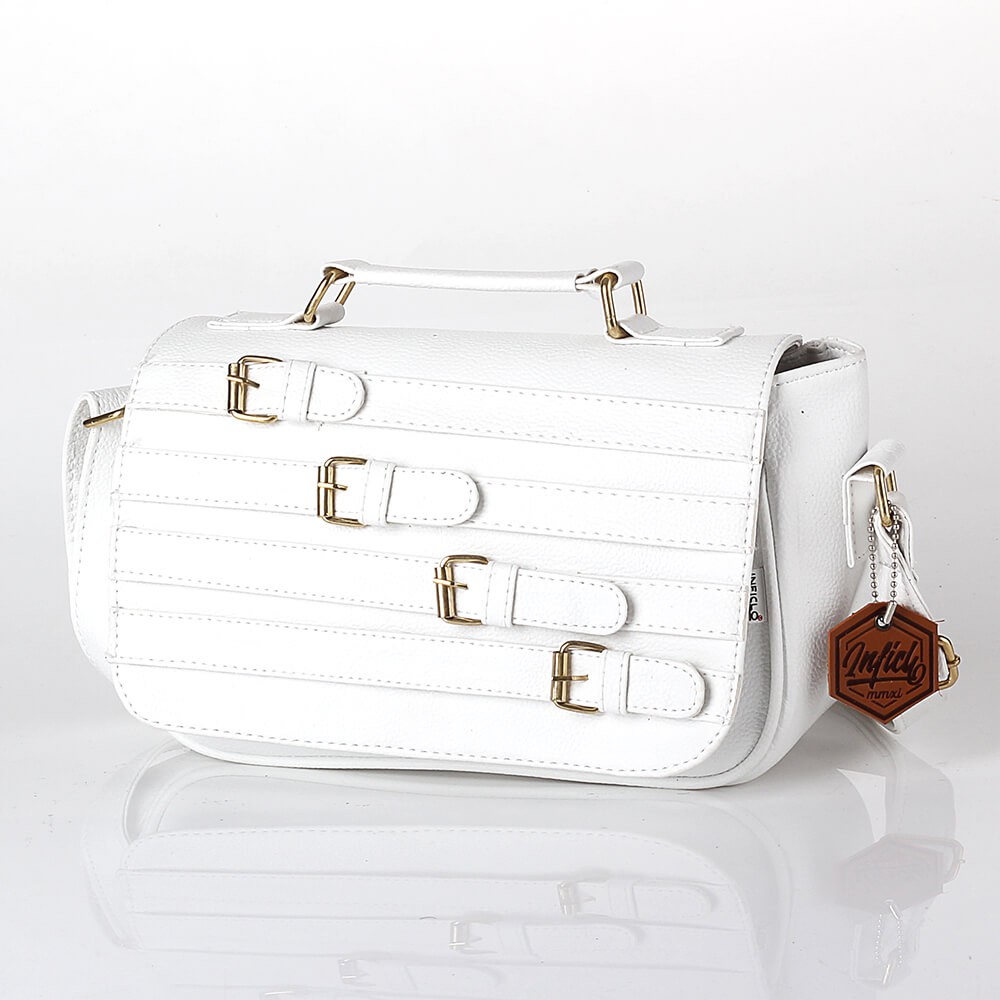 Tas Tangan Casual Wanita Warna Putih - Tas Wanita - Tas Casual - Tas Jinjing - Tas Branded Murah